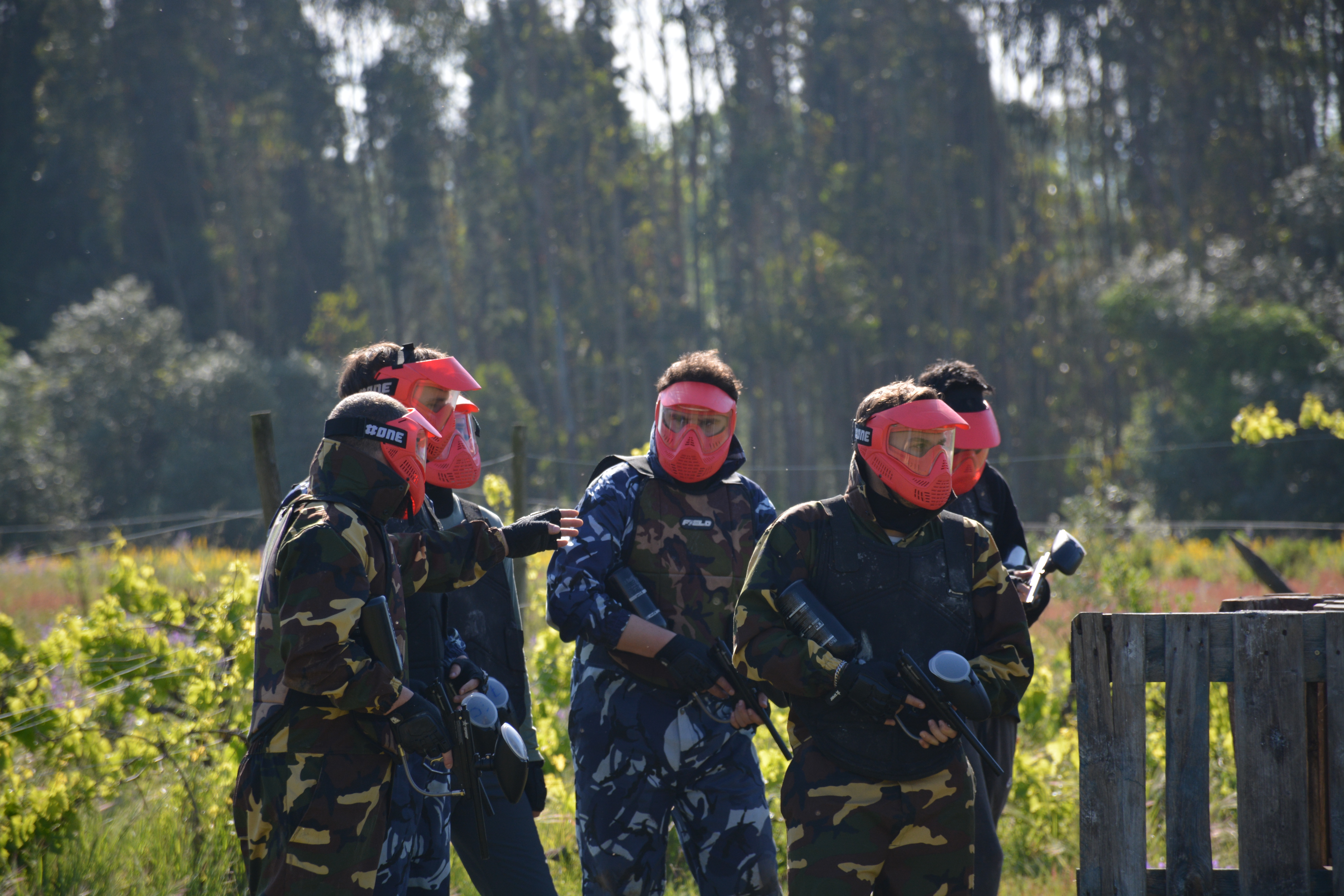 Paintball action